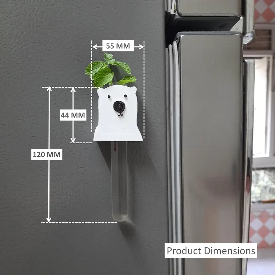 Bear Magnetic Planter for Fridge and Other Metalic Surfaces image 2